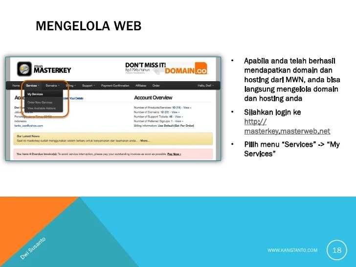 Tutorial Beli Domain dan Sewa Hosting