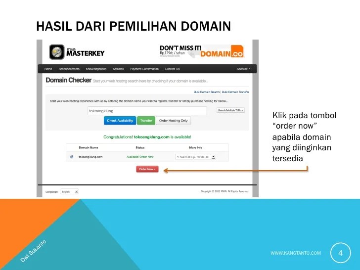 Tutorial Beli Domain dan Sewa Hosting