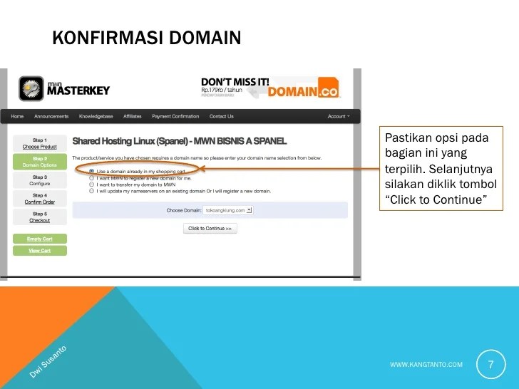 Tutorial Beli Domain dan Sewa Hosting