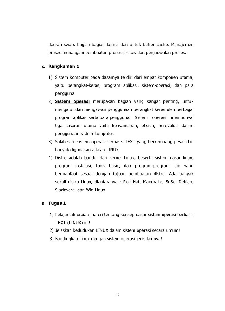 Menginstalasi Sistem Operasi Berbasis Text