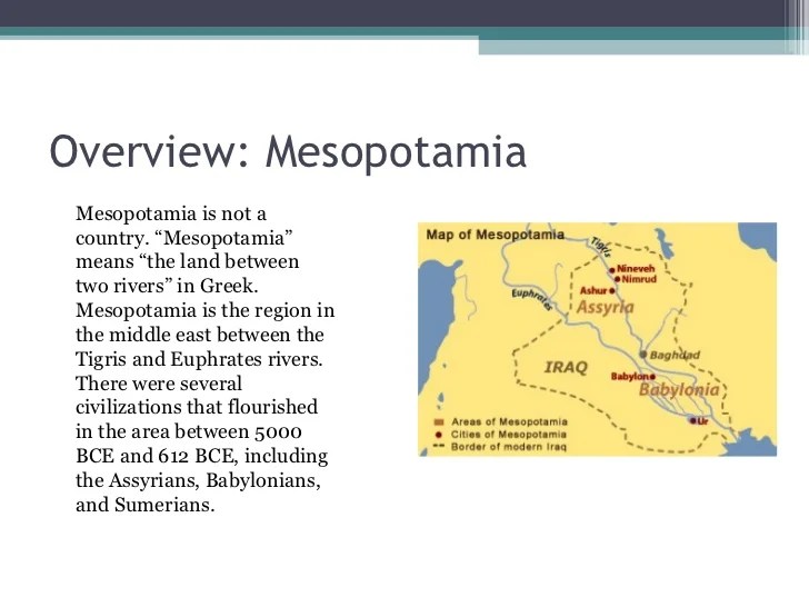 Mesopotamia