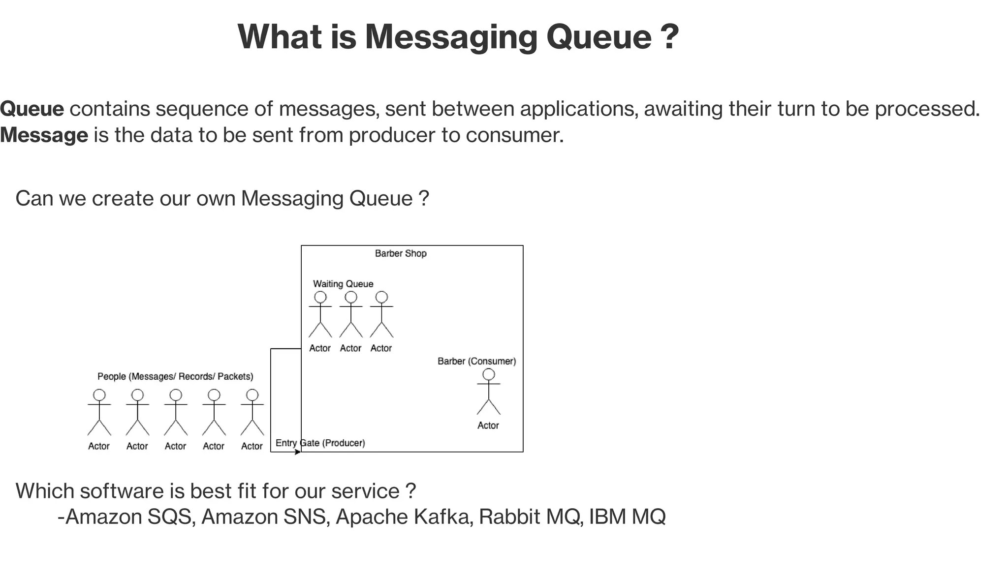 Messaging queue Kafka PPT