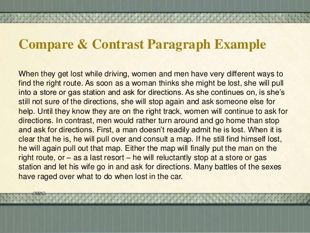 Methods of paragraph development