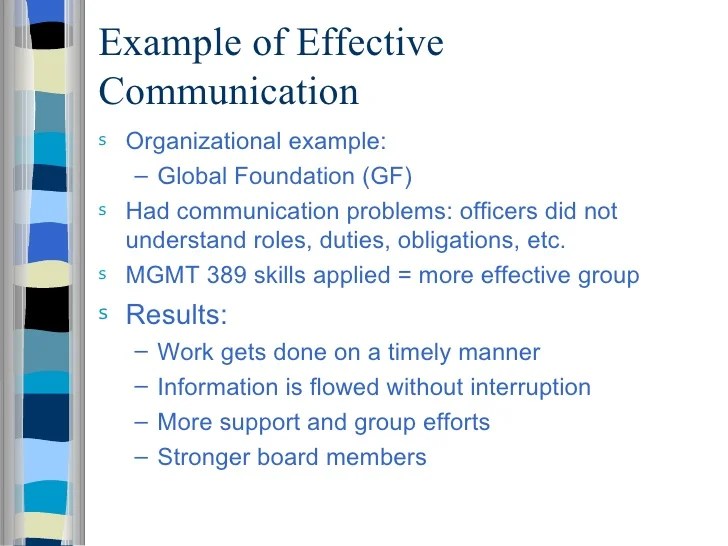 Communication & Influence