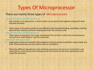 Microprocessor | PPTX