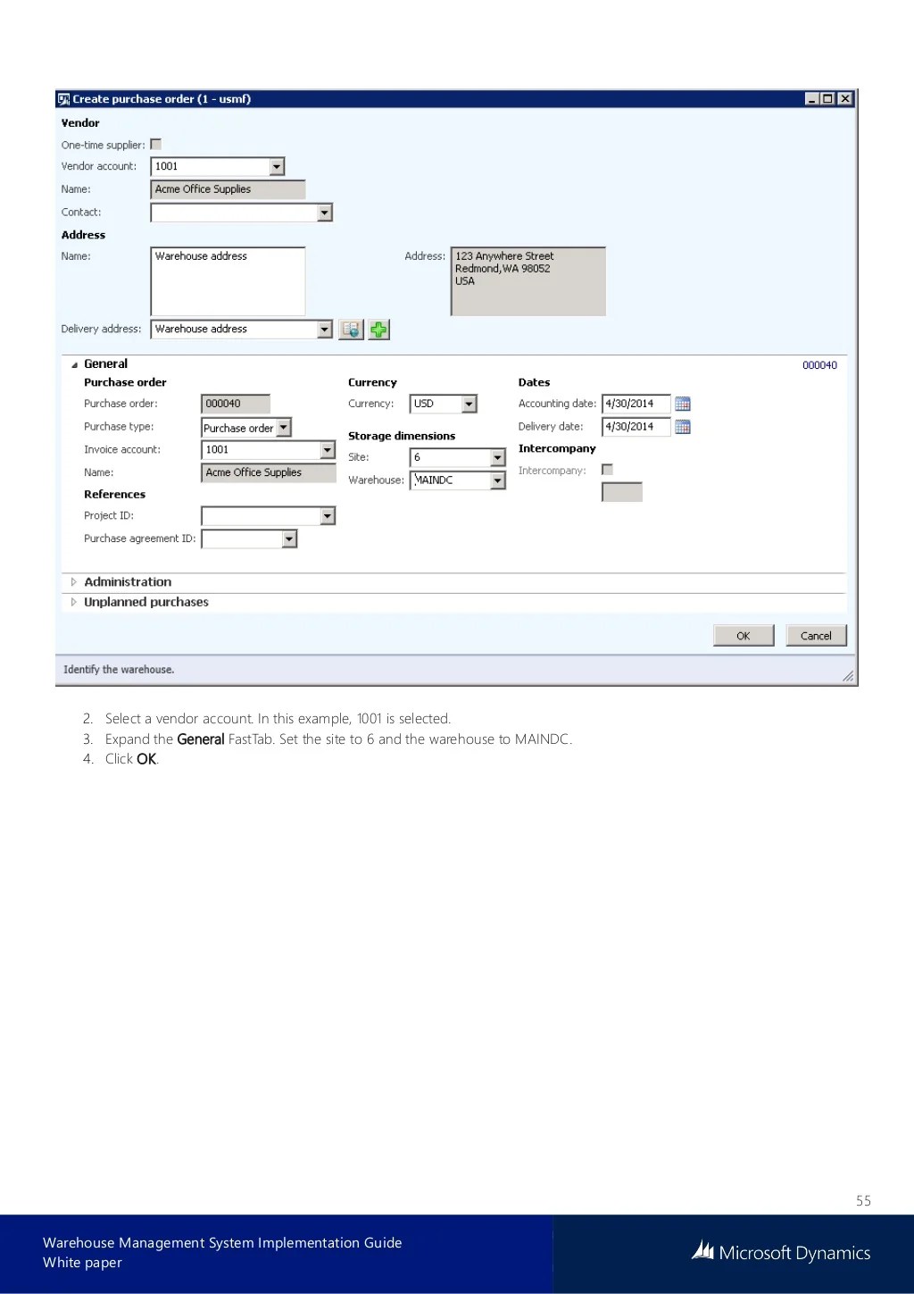 Microsoft dynamics warehouse management system implementation guide