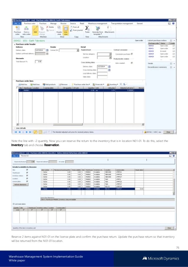 Microsoft dynamics warehouse management system implementation guide