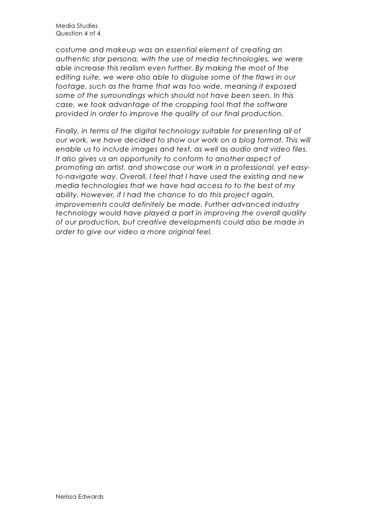 ESSAY QUESTION 4