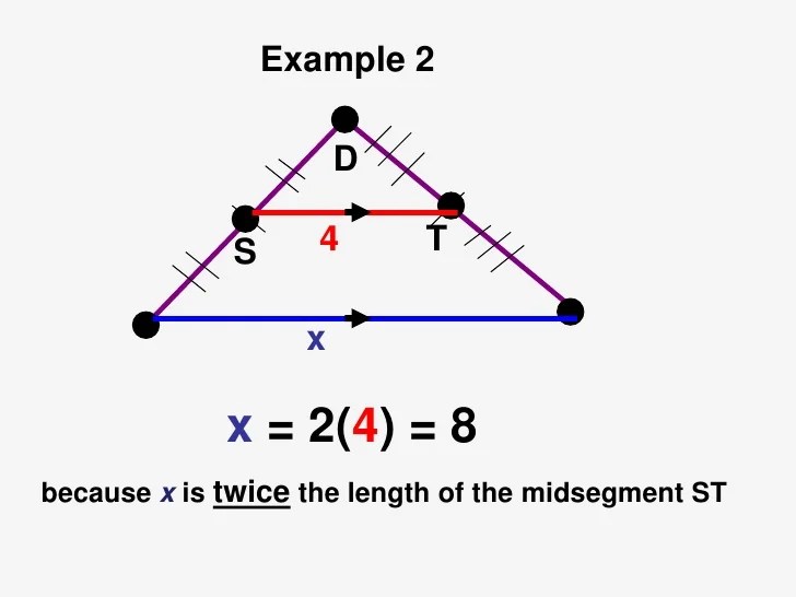 Midsegment of triangles