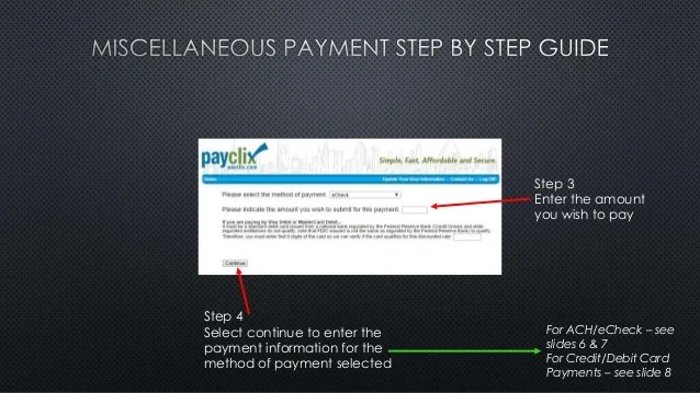 How to process a miscellaneous payment through your PayClix dashboard