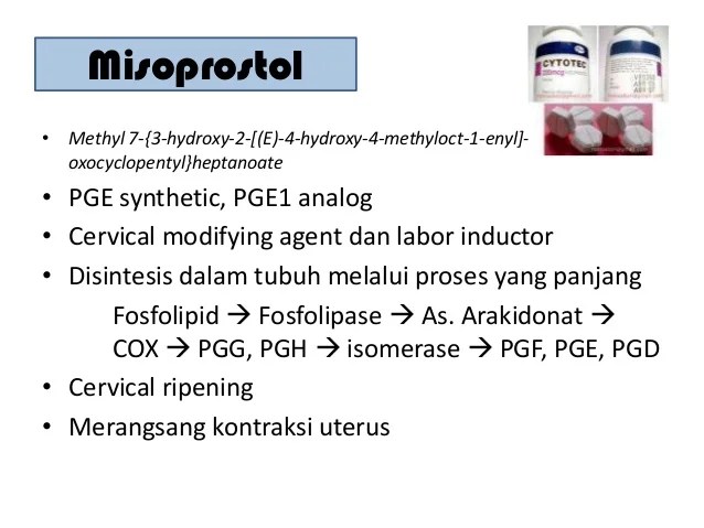 Misoprostol vs oxytocin
