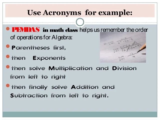 Mnemonic devices lisa com