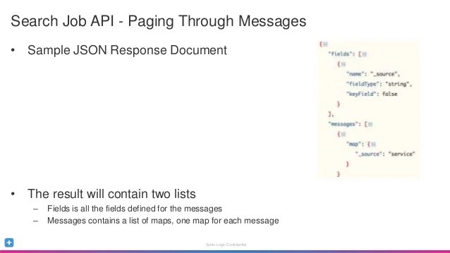 Sumo Logic Search Job API