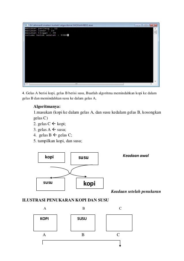 Modul algoritma satu sampai lima