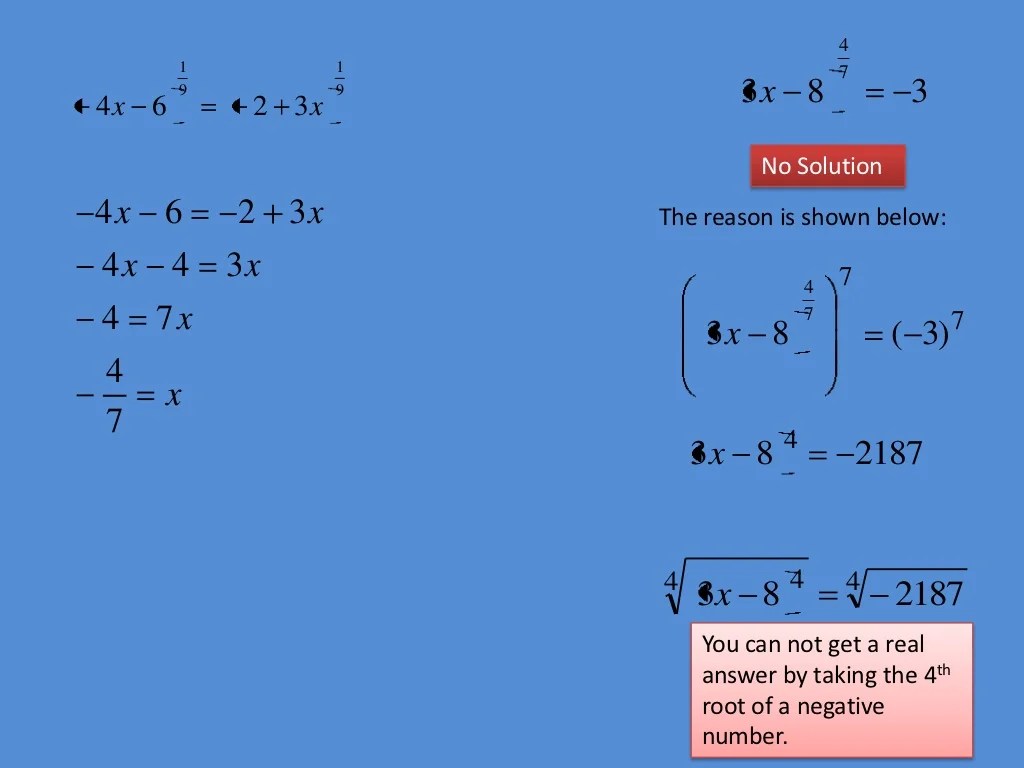 Module 14 lesson 4 solving radical equations