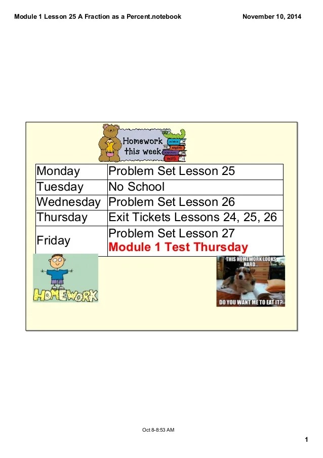 Module 1 lesson 25