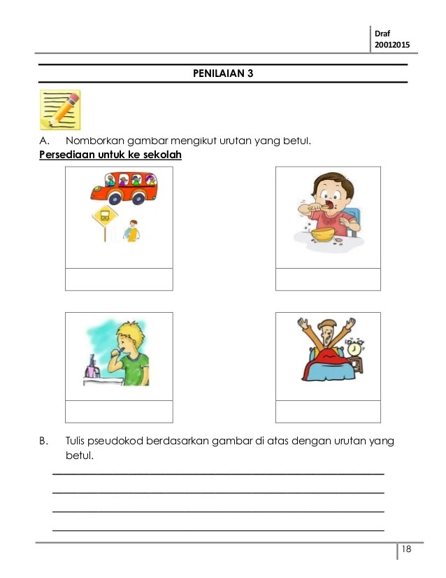 2.0 menggunakan algoritma melalui kod pseudo dan carta alir tahun 6. Modul tmk tahun 6 modul 2 - menggunakan algoritma melalui ...