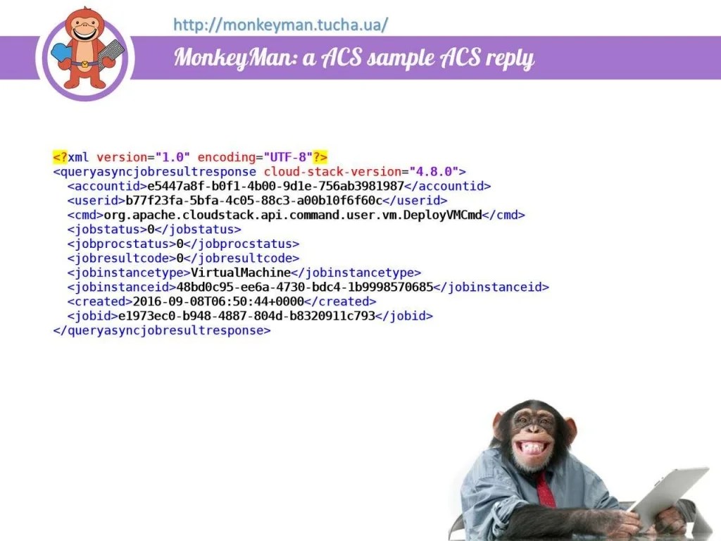 MonkeyMan a Perl5 framework for Apache CloudStack automation