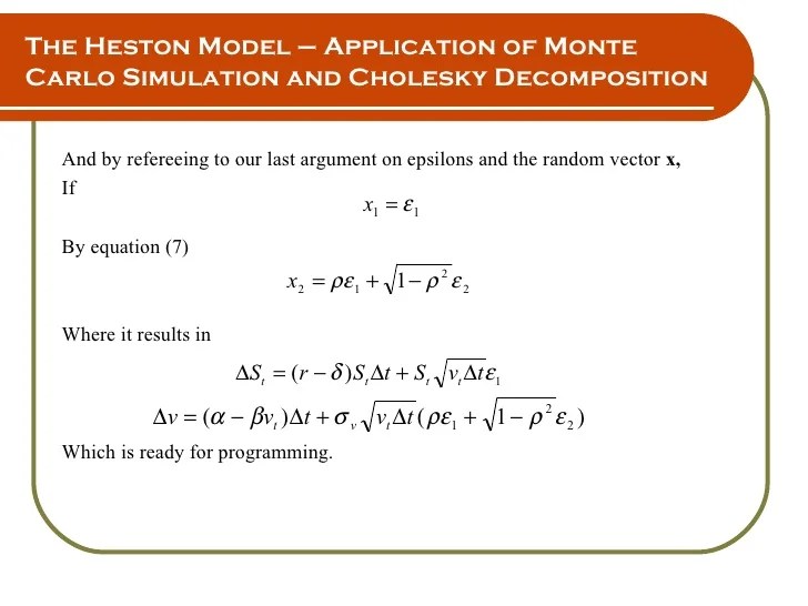 Monte Carlo Simulation Of Heston Model In Matlab(1)