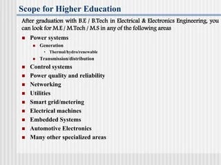 Electrical and electronics engineering | PPT