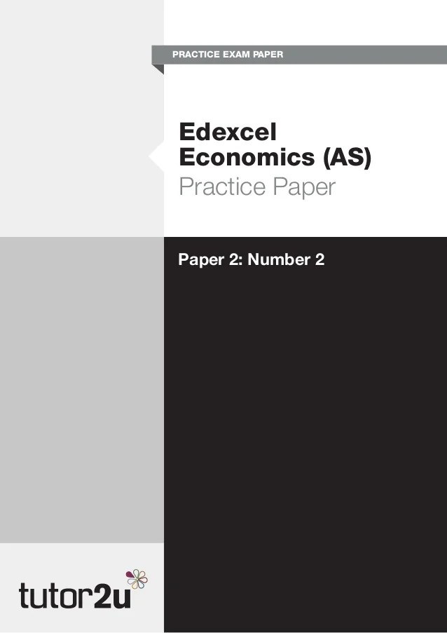 Mark Scheme edexcel Practice Paper 2