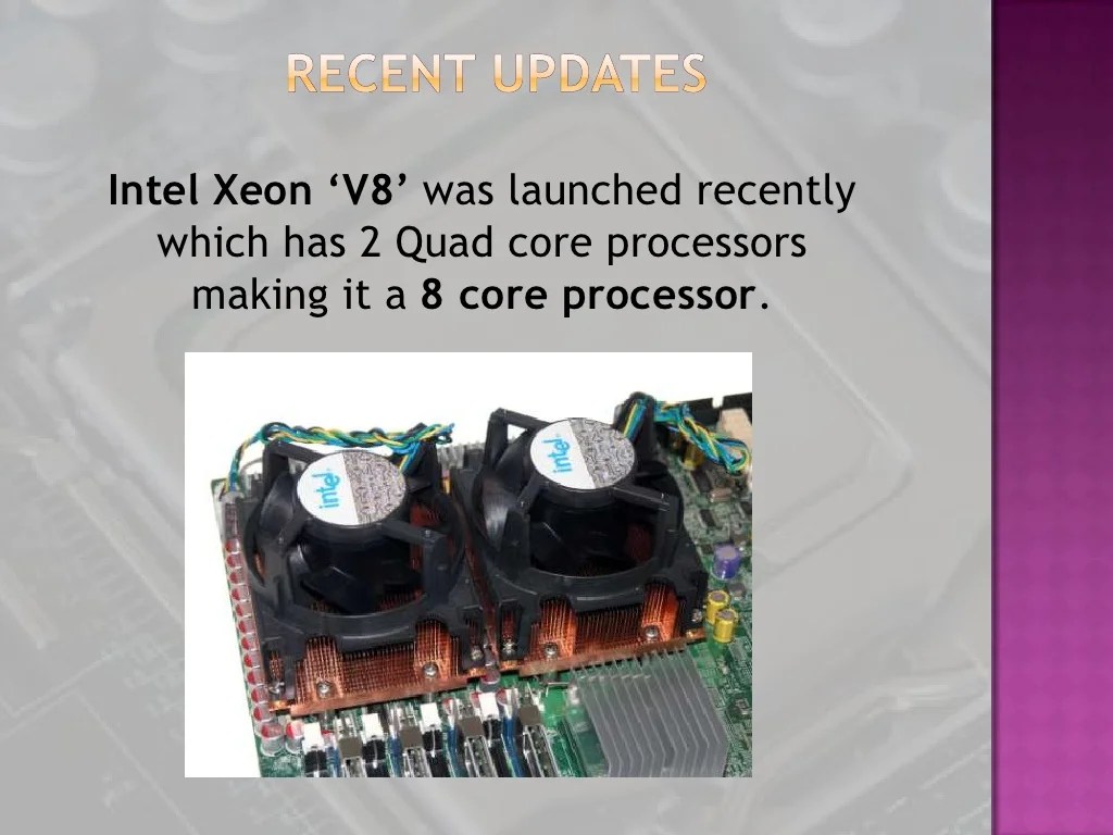 Multi core processors