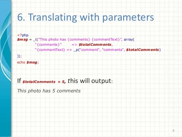 Multi language for php with gettext