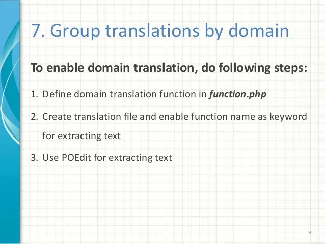 Multi language for php with gettext
