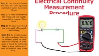 How to use a multimeter | PPTX