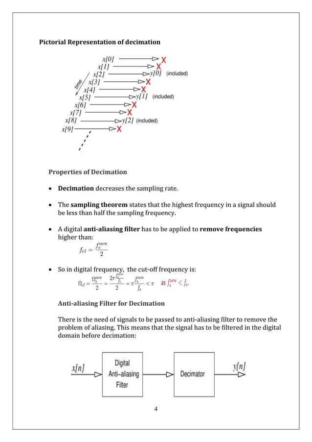 Multirate signal processing and decimation interpolation PDF
