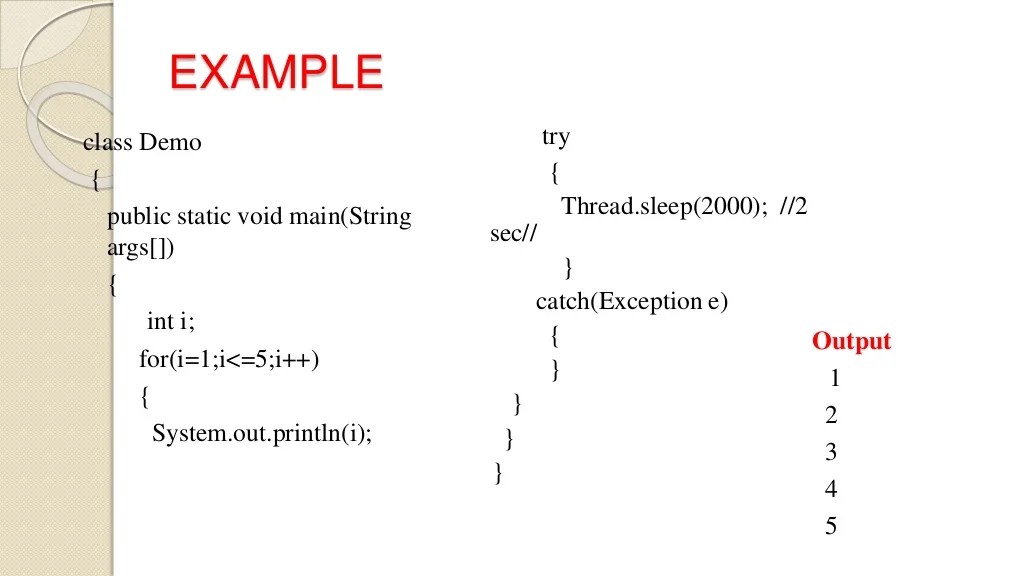 Multithreading in java