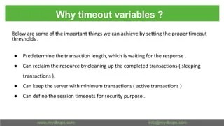 MySQL Timeout Variables Explained | PDF