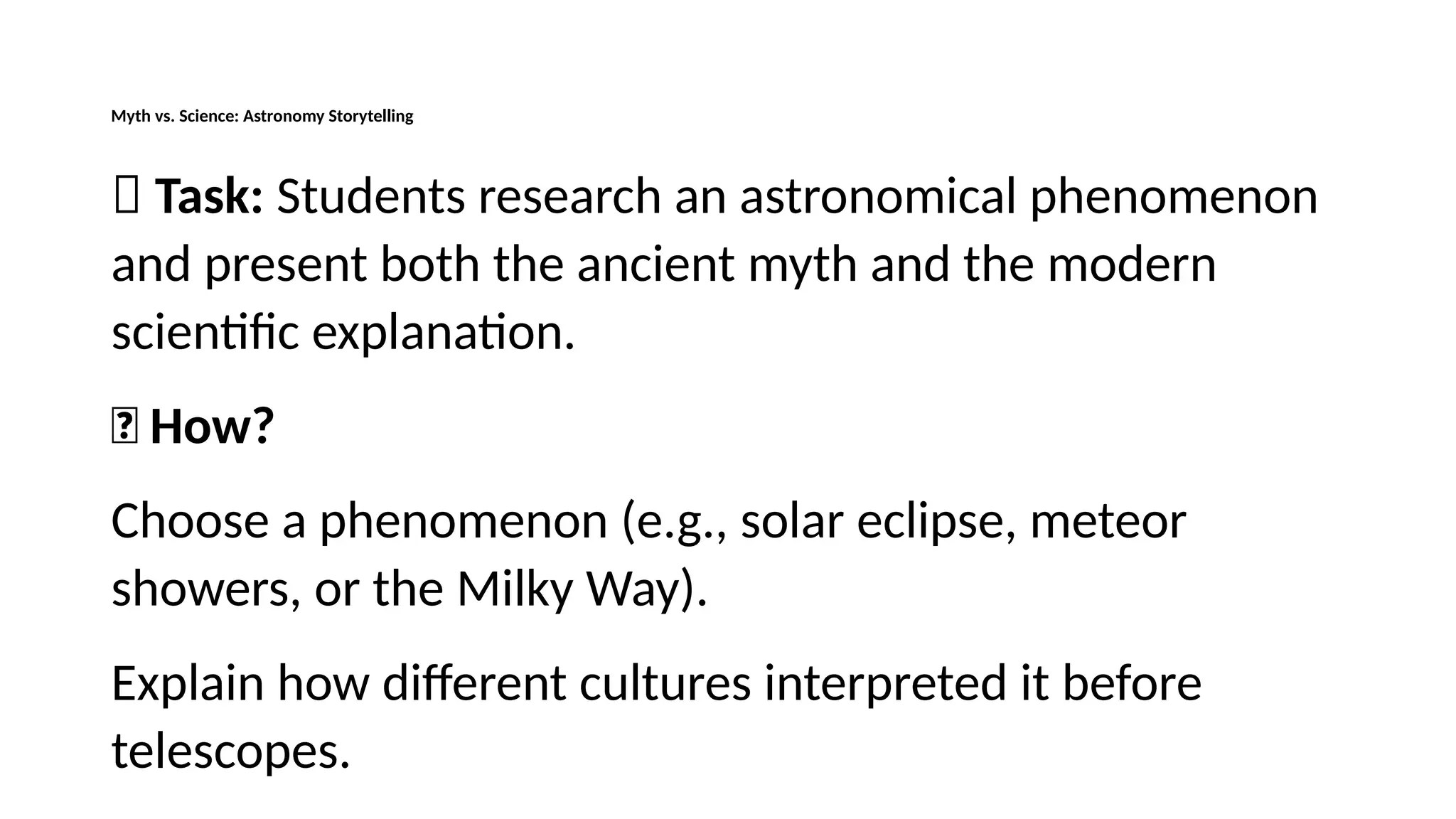MYTH VERSUS SCIENCE Performance Task.pptx