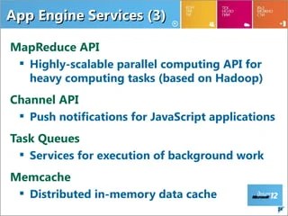 Cloud for Developers: Azure vs. Google App Engine vs. Amazon vs