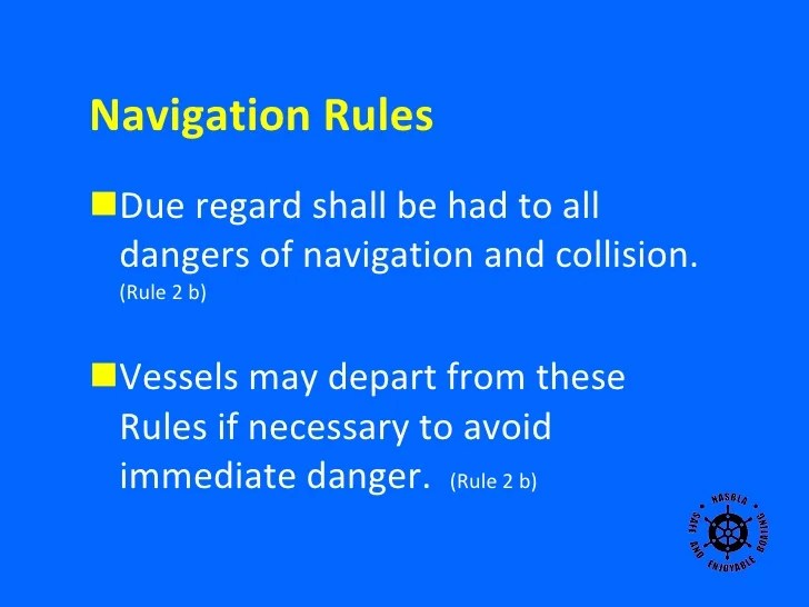 Navigation Rules (Basic)