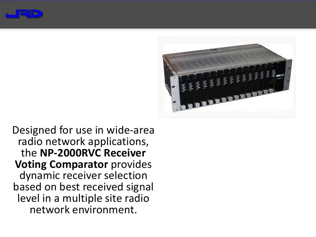Netpath 2000RVC Receiver Voting Comparator Specifications Guide