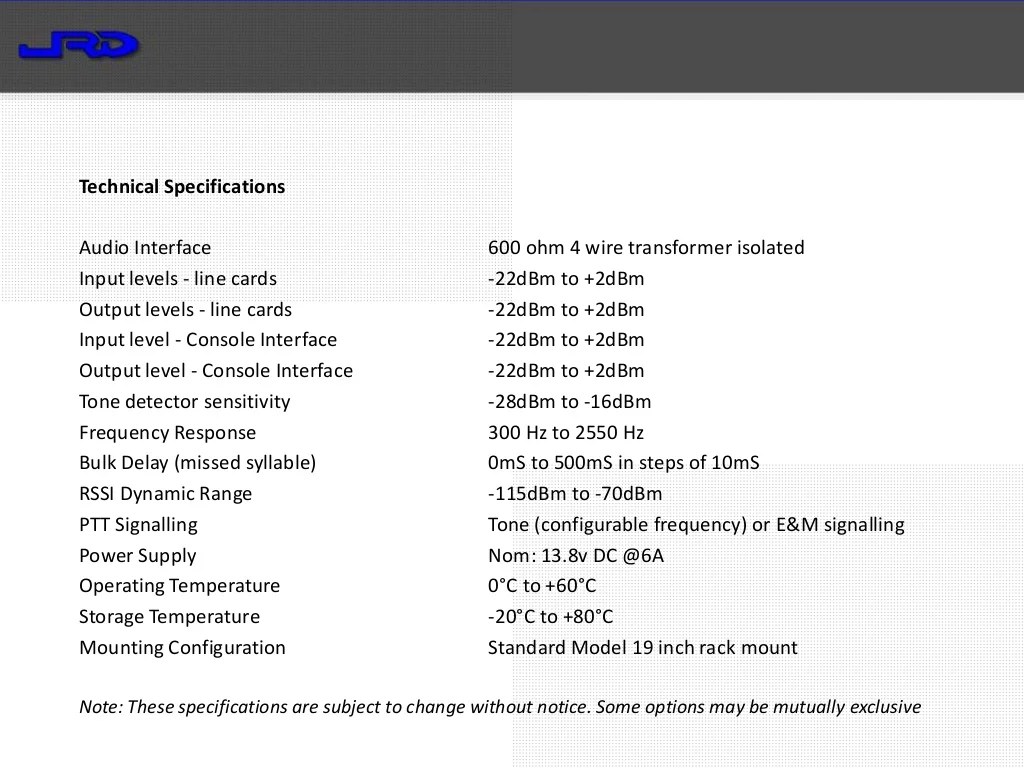 Netpath 2000RVC Receiver Voting Comparator Specifications Guide