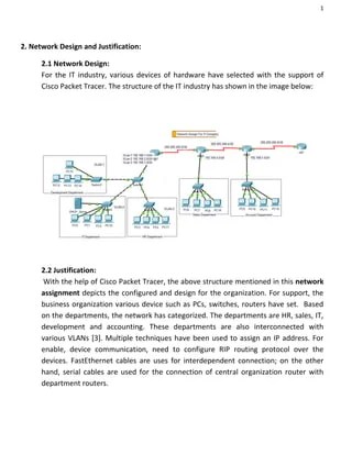Network assignment on project design | PDF