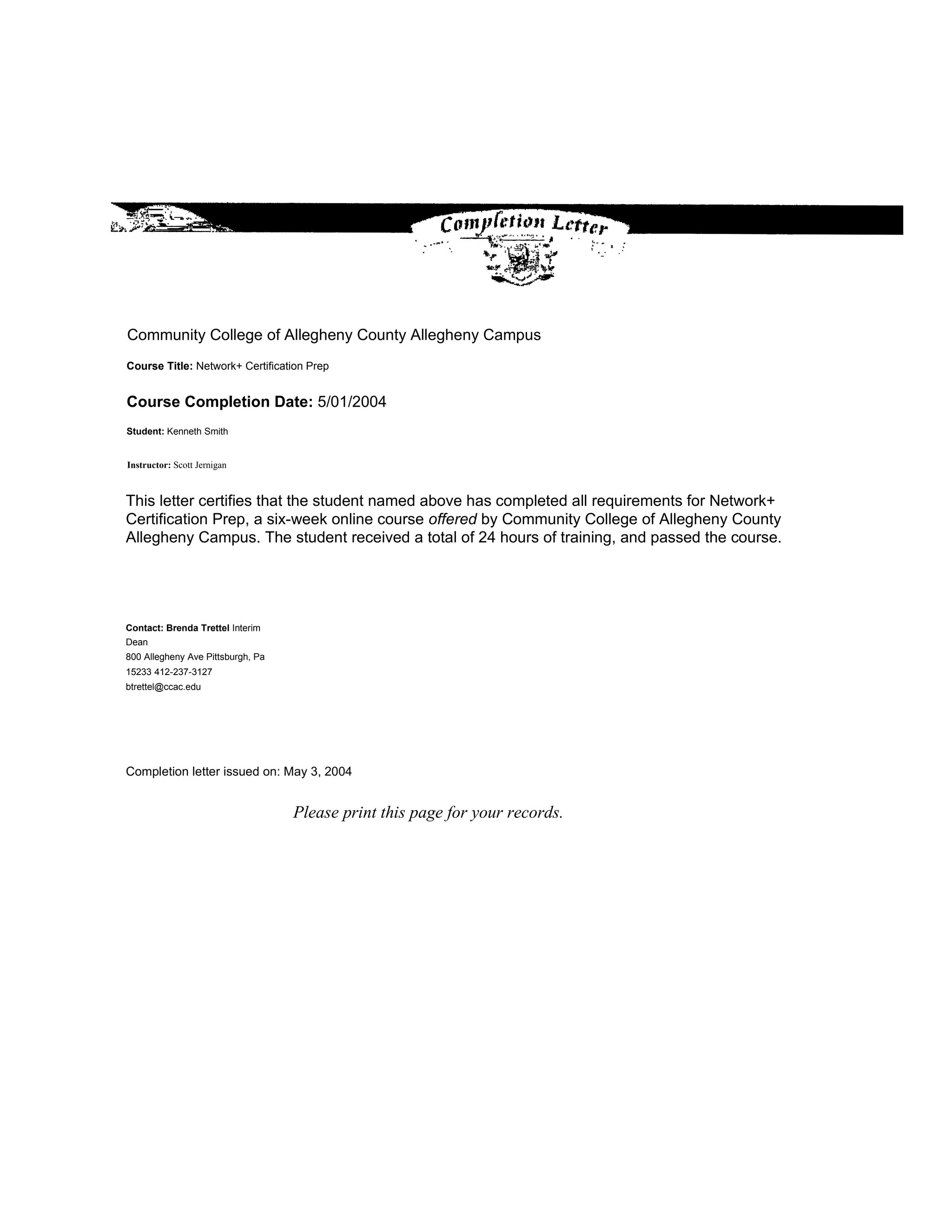 Network+ Certification Prep PDF