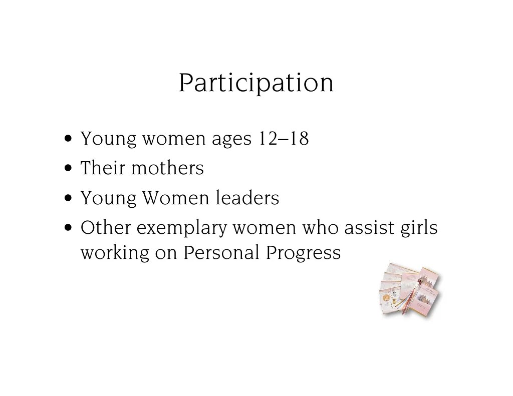 New Personal Progress Program 2010 (LDS)