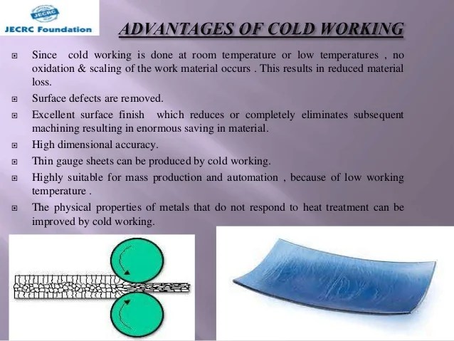 New ppt cold working process