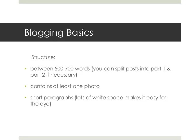 How to Write a Great Blog Post