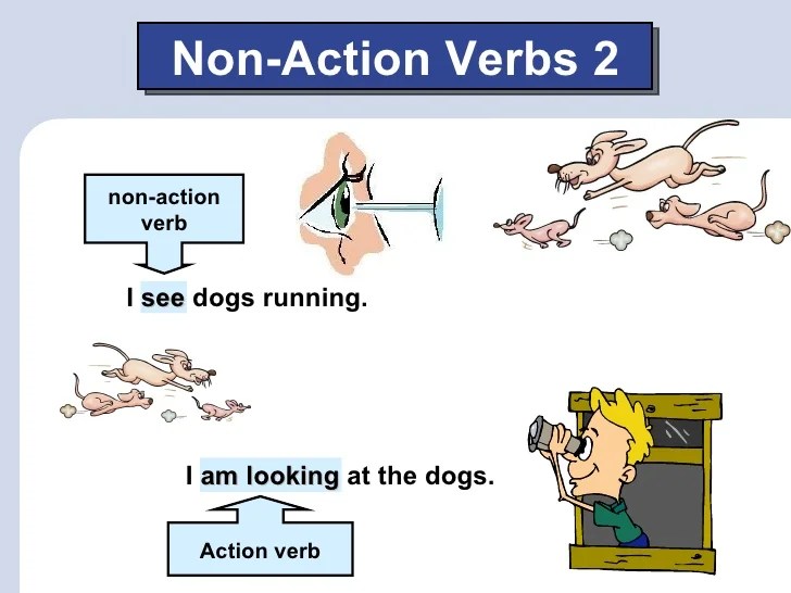 Non action verbs