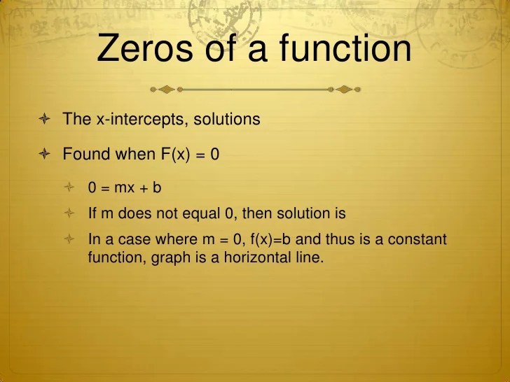 Notes 13 precalc Graphing Linear Equations