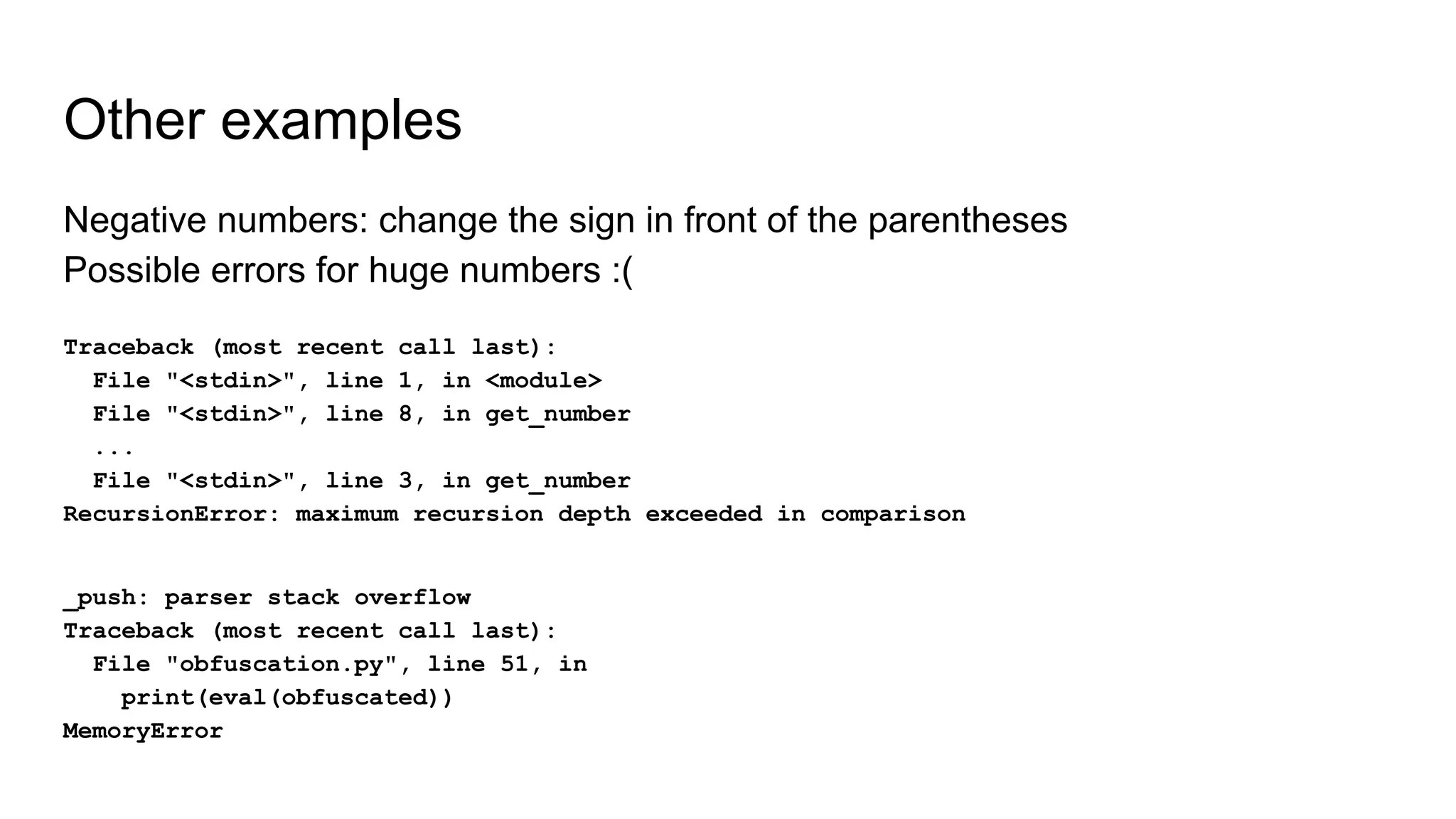 Numbers obfuscation in Python