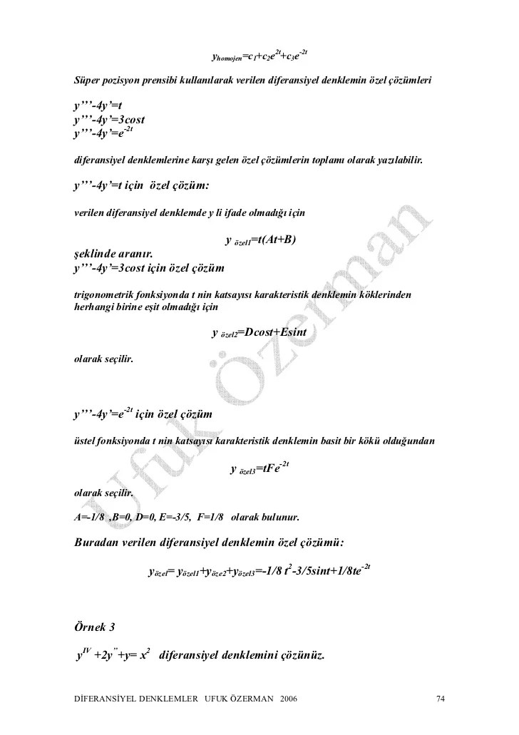 Ode Solved Problems