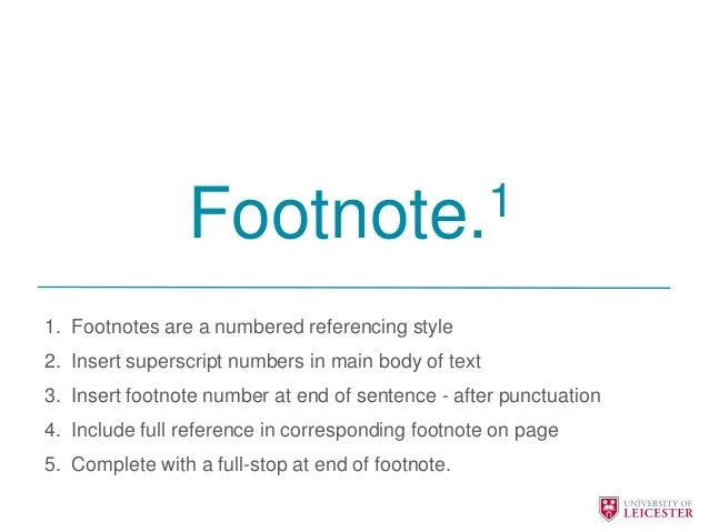 ⭐ Do footnotes go before or after punctuation. Footnotes and Endnotes