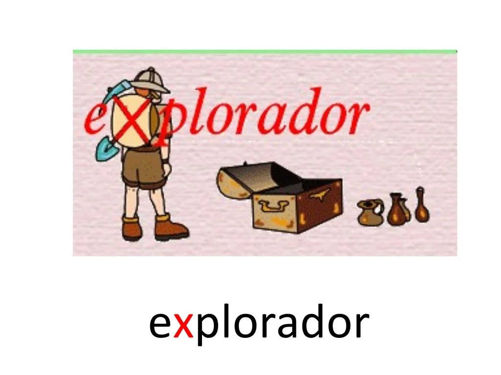 Palabras con x