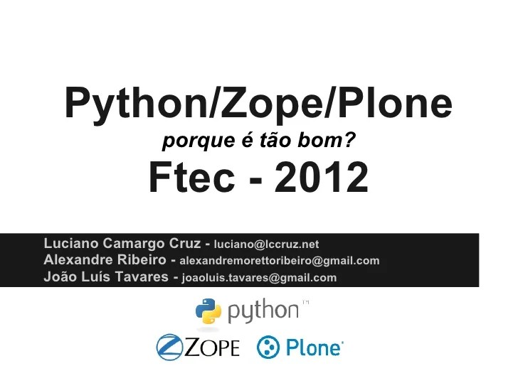 Zope Application Server — Plone Documentation v3.3
