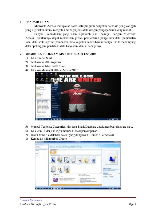 Panduan microsoft office access 2007 2